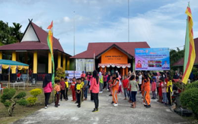 HIMPUNAN MAHASISWA & ALUMNI FK UNIVRAB GELAR BAKTI SOSIAL DAN KHITANAN MASSAL DI DESA BANTAN TIMUR, KABUPATEN BENGKALIS, RIAU